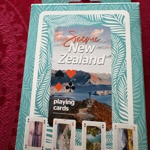 Scenic New Zealand Playing Cards - Green